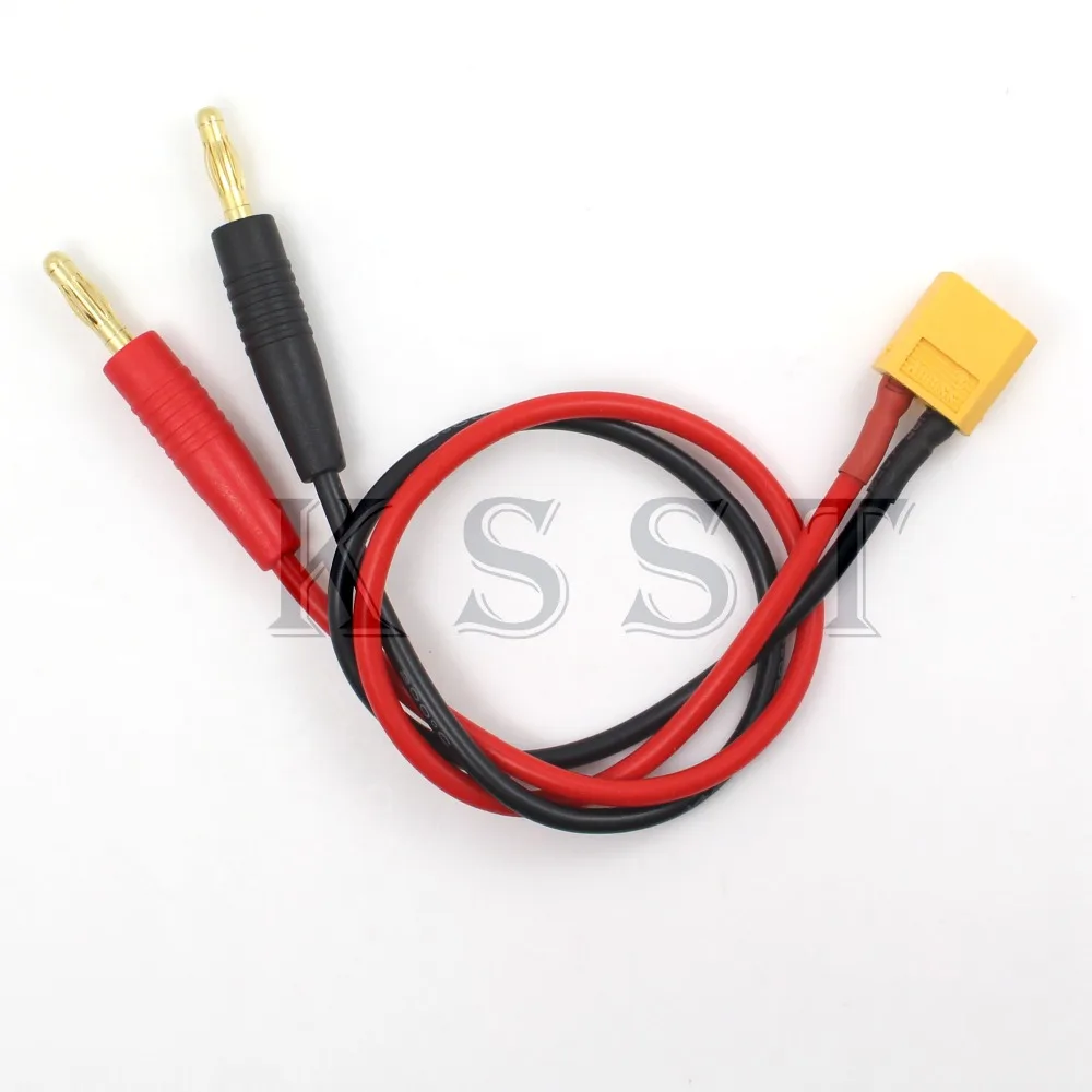 AM CC02 30 см XT60 до 4 0 Банановый штекер зарядный кабель для радиоуправляемого