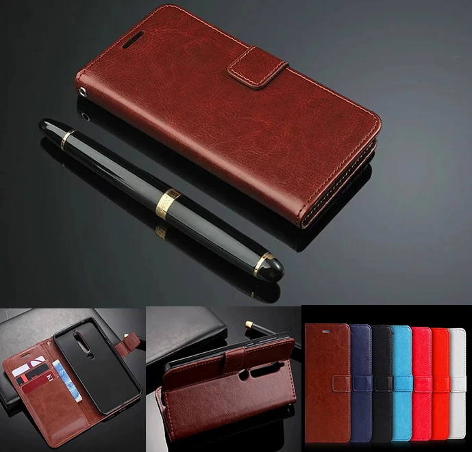 Кожаный чехол книжка с подставкой + силиконовый накладка для Nokia 2 1 3 Coque Fundas 5