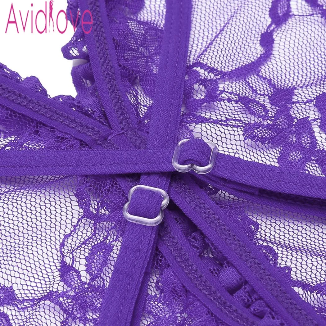 Avidlove сексуальное женское белье Babydoll эротическое нижнее открытая промежность