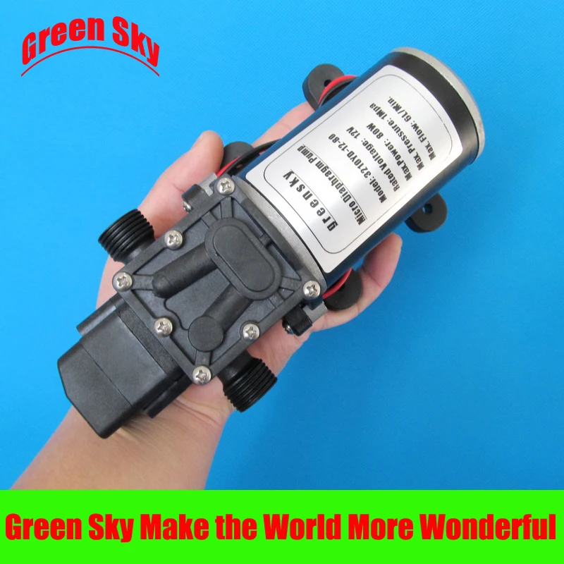 Автоматический насос для усиления давления воды 6 л/мин 12 В постоянного тока 80