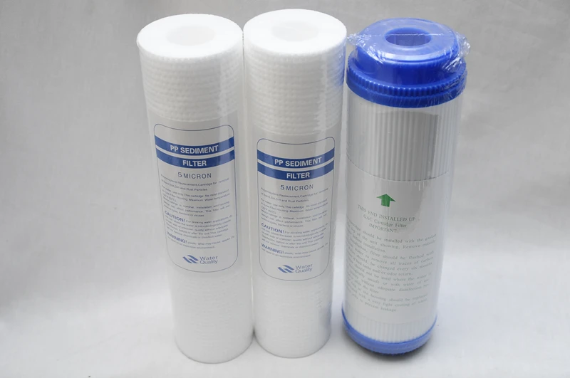 10-Inch Water Purifier Filter 1 PCS UDF Granular Activated Carbon + Two PP Cotton Reverse Osmosis System | Водяные фильтры