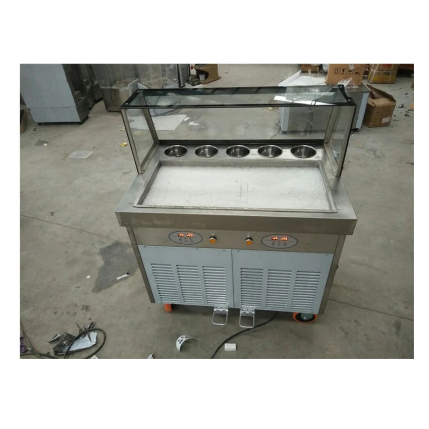 Машина для изготовления больших сковородок жарки мороженого машина катания на