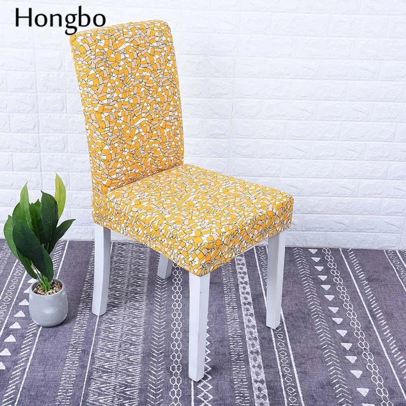 

Hongbo Universal Modern Chair Covers Vintage Totem Elastic Spandex Polyester Chair Seat Cover Stretch Protector Seat Case