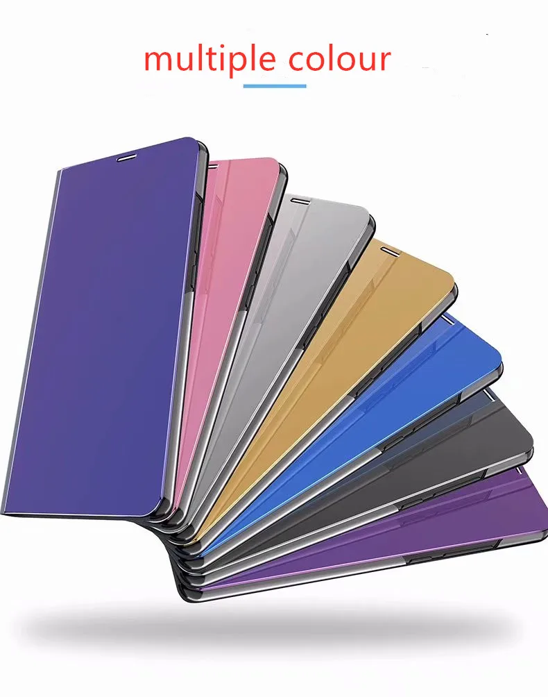 Роскошный флип-чехол для Xiaomi mi 9 A2 8 Lite A1 6 6X 5X зеркальный кожаный чехол Redmi Note 7 Pro 5 Plus
