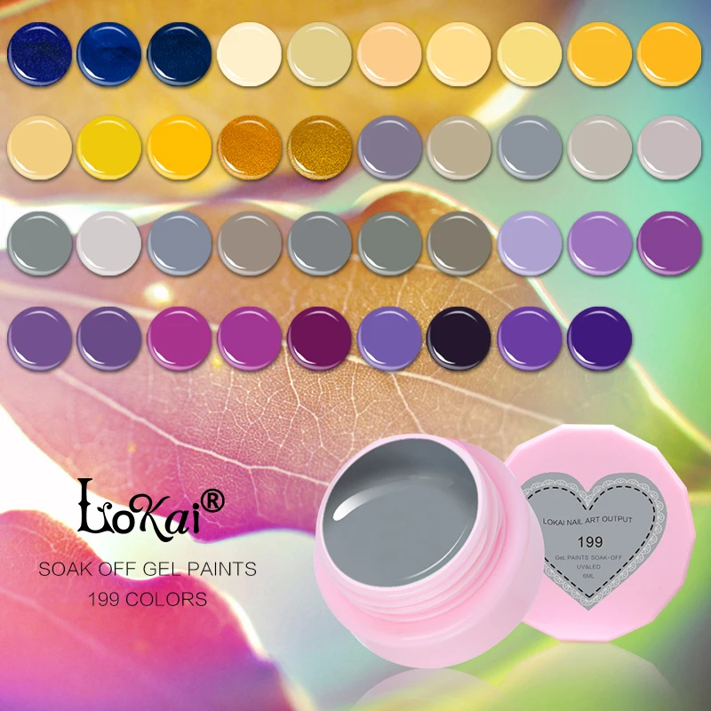 6 мл Горячая продажа цветной лак для ногтей УФ лампа лаковое гелевое покрытие