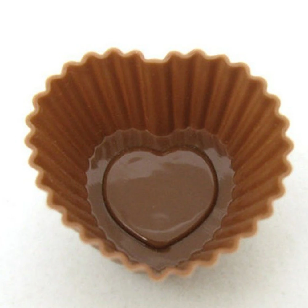 6 шт./лот форма для капкейков 7 см Кухонное ремесло цветные силиконовые чехлы