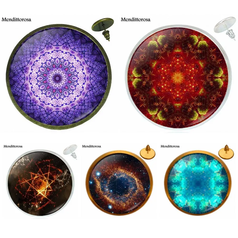 Подарок для девочек Фрактальная мандала галактика туманность Харадзюку