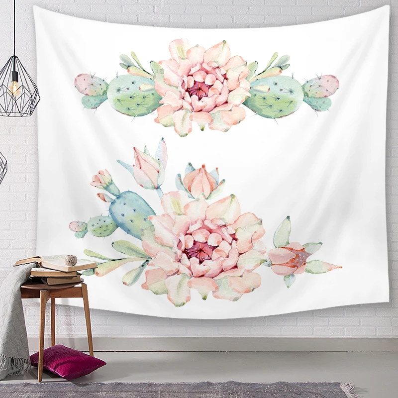 Цветы декоративные гобелены Висячие настенные Мандала богемный гобелен пейзаж