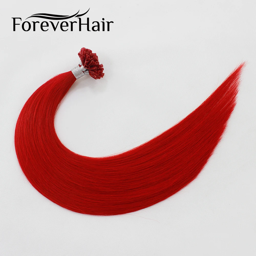 Pre Bonded Hair On Keratin Capsules Hot Fusion Hair 50pcs