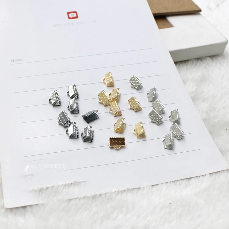 Обжимные Концевики для колье и браслета 8 мм | Украшения аксессуары