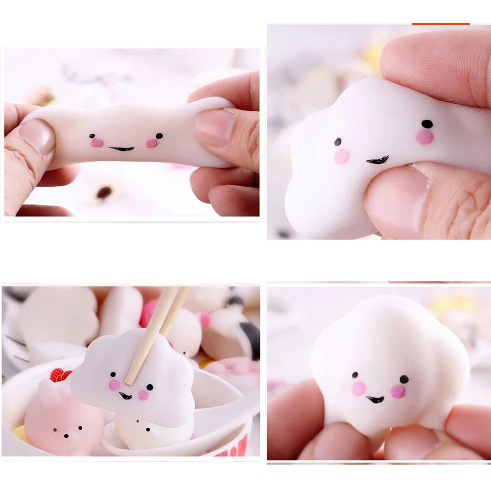 

1pc Mini Kawaii Bread Cake Kid Toy Squishy Small Cloud Soft squeeze Press Slow Rising Hobbie Gift Healing Toy mini Gifts