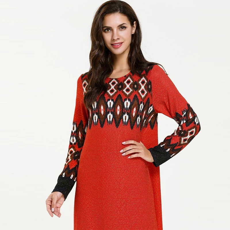 Vestidos кафтан абайя Marocain Дубай исламский арабский мусульманский хиджаб платье для