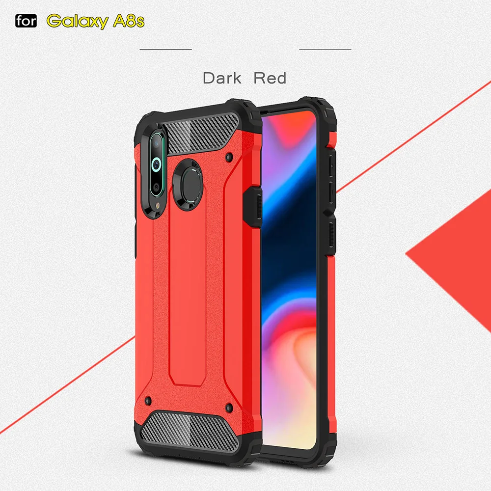1000 шт. противоударный чехол для телефона для samsung Galaxy A9 A8 звезда A9S A8S A6S A6 плюс A7 A5 A3 A10 A30 A40 A50 Гибридный бронированный чехол