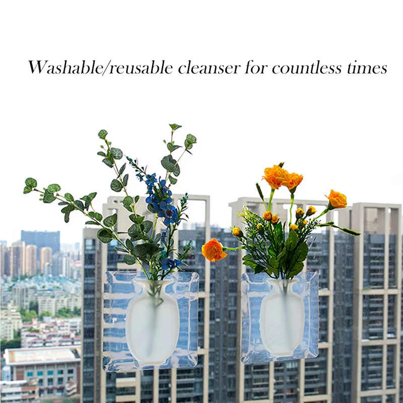 Многоразовые силиконовые волшебные наклейки на стеклянную бутылку без