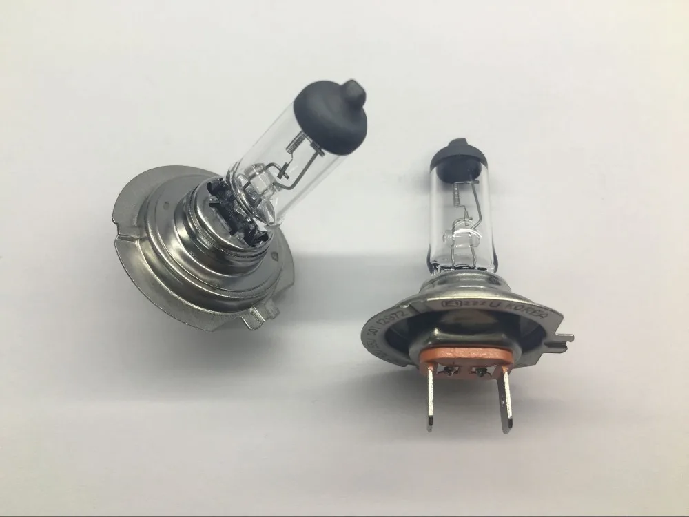 2 шт H7 12V 55W 12972C1 Px26d 5000-6000K Галогенные 1600lm налобный фонарь белый свет супер автомобильная лампа(DC12V