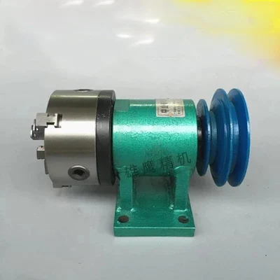 

Lathe spindle assembly with flange connection plate transition plate 80/125/160/200 spindle three-jaw four-jaw chuck