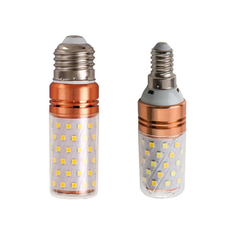 1 10 шт. новейший светодиодный светильник E27 E14 Светодиодный 12 Вт 16 SMD 2835 кукуруза 220