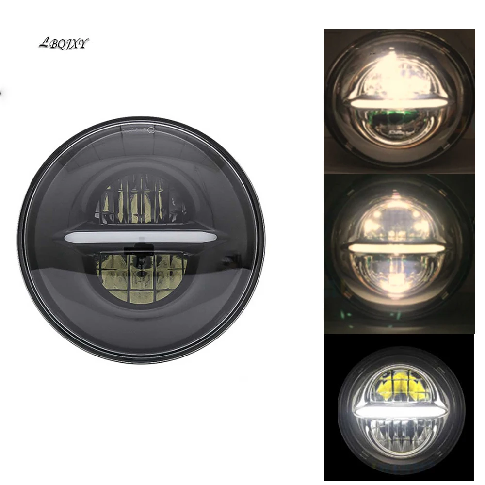 5 3/4 "Halo Angel Eye круглый хромированный налобный фонарь для мотоцикла Sportster 883 72 48