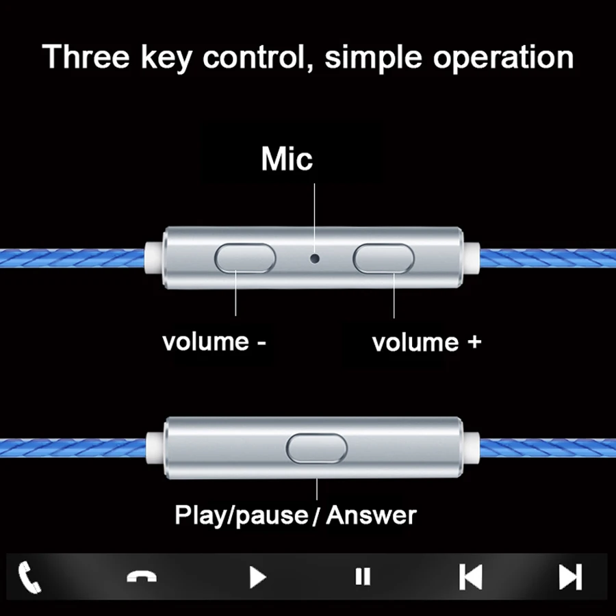 Наушники MS16 с микрофоном для занятий спортом, бега, музыки, Hi-Fi, наушники для женщин и мужчин, стерео басы для iPhone 7, Android, MP3 плеер