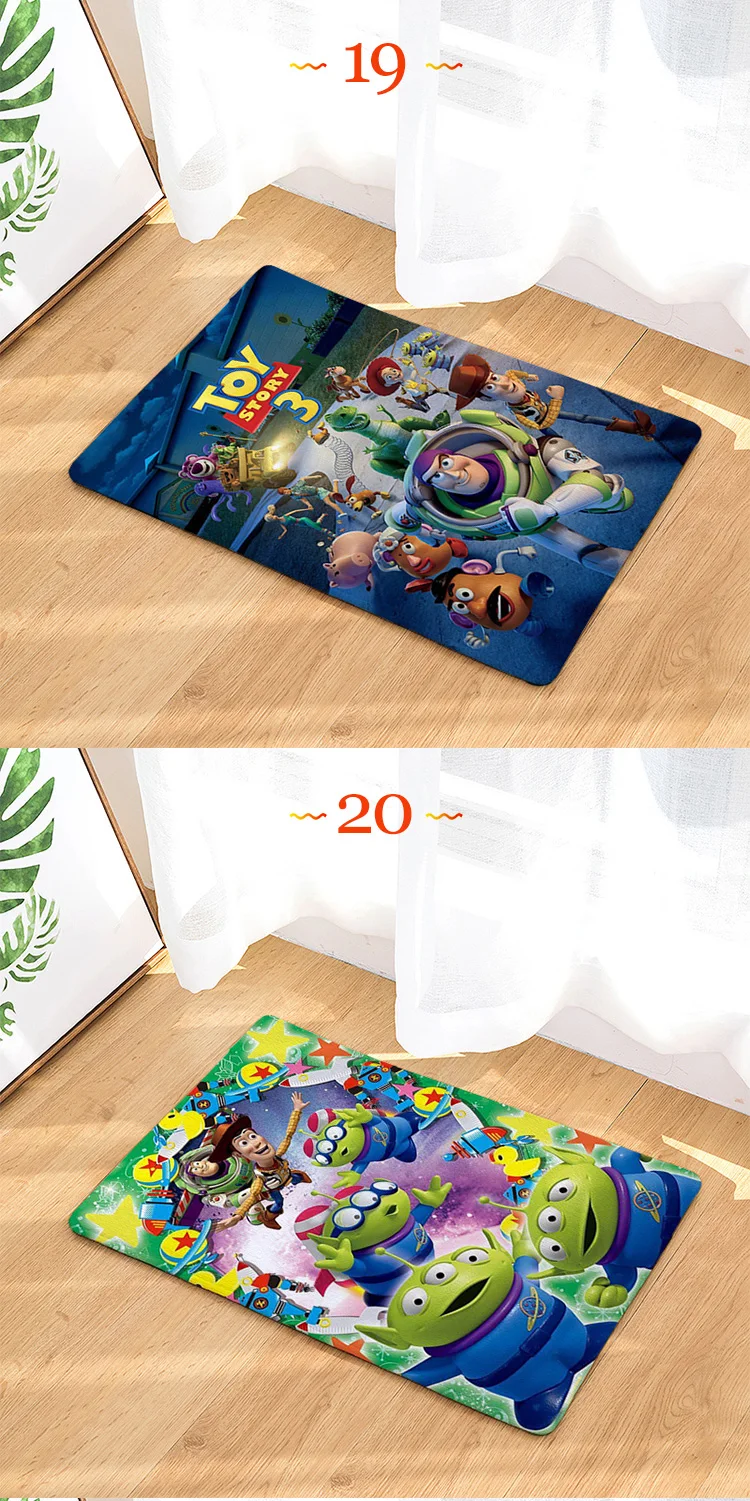 IVYYE Woody Buzz индивидуальный коврик с рисунком из аниме украшения для дома ковры мультяшный коврик для спальни коврики для ванной плюшевые коврики коврик для двери Новинка