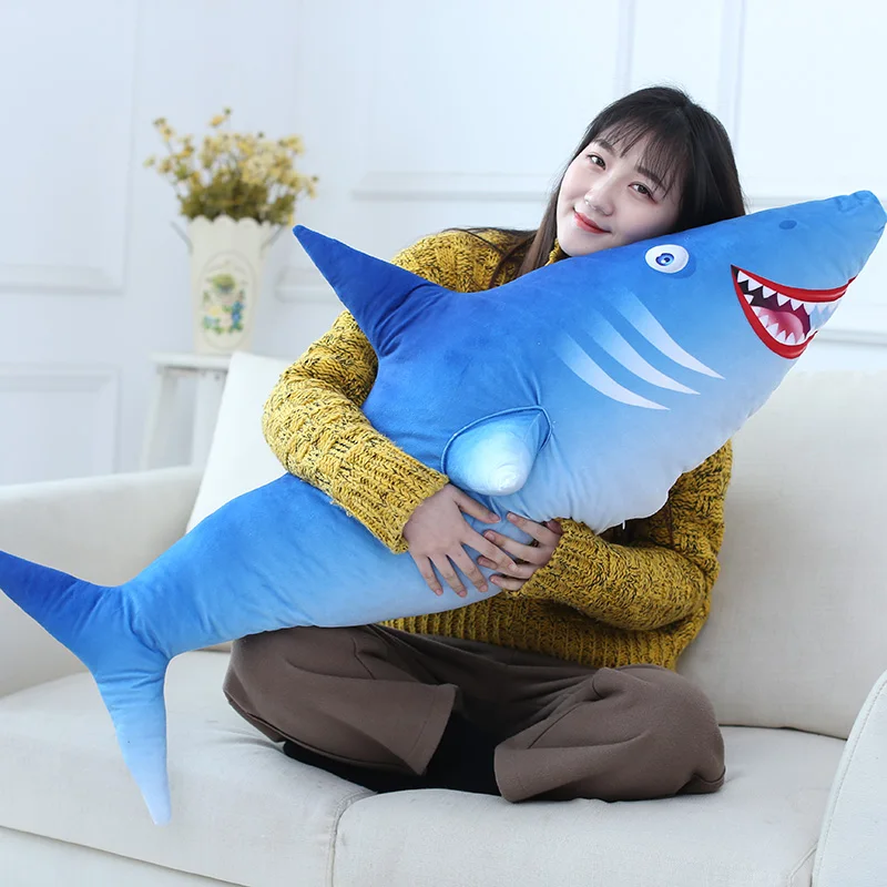 25 см Big Blue кукла Акула плюшевая игрушка День защиты детей Новое поступление на