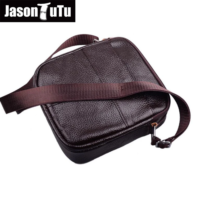 JASON TUTU 100% из натуральной кожи сумки на плечо маленькая сумка-мессенджер мужская