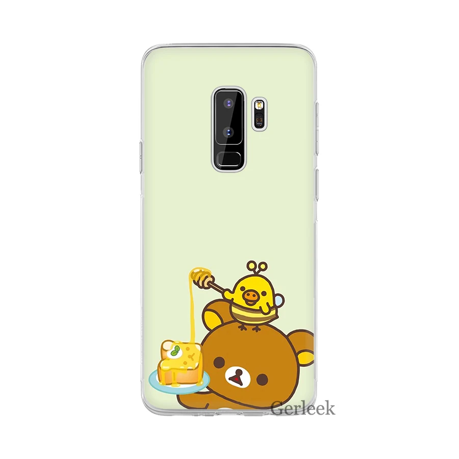 Rilakkuma чехол для телефона Samsung Galaxy A5 A6 A8 J3 J5 J7 2015 2016 2017 2018 | Мобильные телефоны и