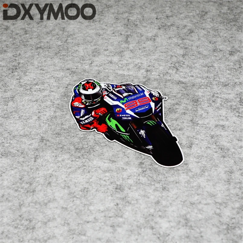 Мотоциклетные наклейки авто светоотражающие на окна для Moto GP Racing Хорхе 99 Movistar
