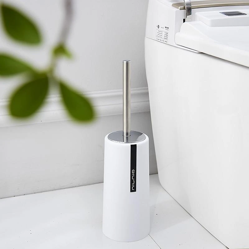 Щетка для унитаза с держателем Сверхмощная Нержавеющая сталь обновленная длина