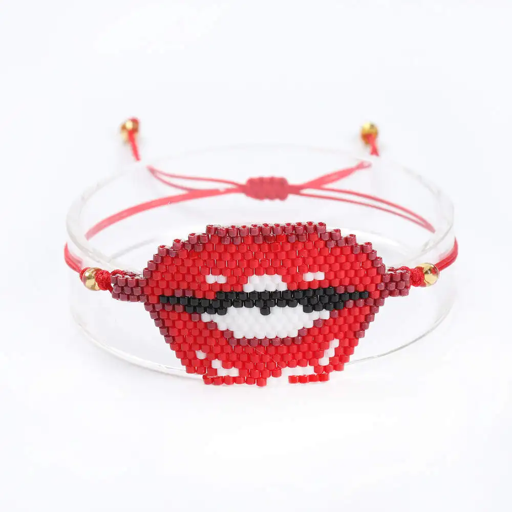 Pulceras Para Mujer Moda мультфильм Miyuki пара браслет Pulseras Mujer Fine Bohe ручной плетеные украшения 3 стиля
