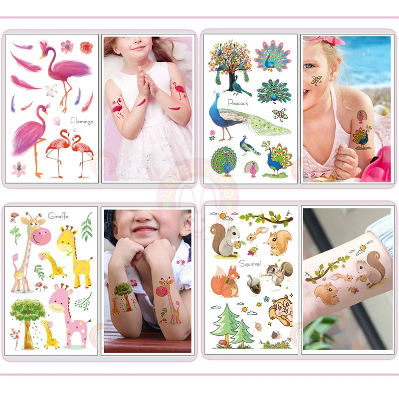 15 шт. детские наклейки для татуировок временные татуировки с героями