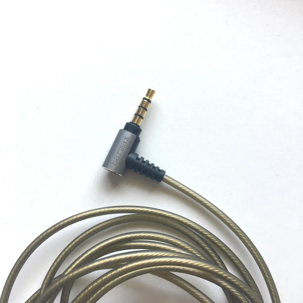 Запасной посеребренный аудиокабель 6 футов для наушников Denon AH-MM300 AH-MM200 |