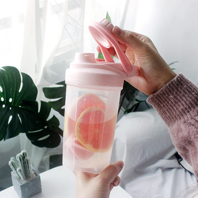 500 мл бутылка для коктейлей посуда напитков молочных протеинов Миксер спортзала