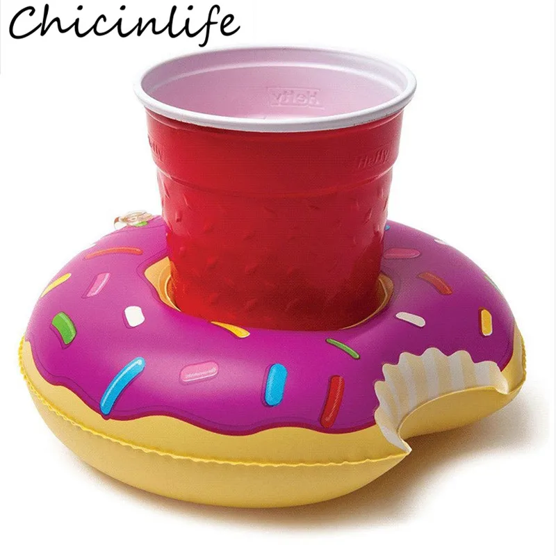 Chicinlife 1 шт. надувной держатель чашки для напитков пончик свадьбы дня рождения