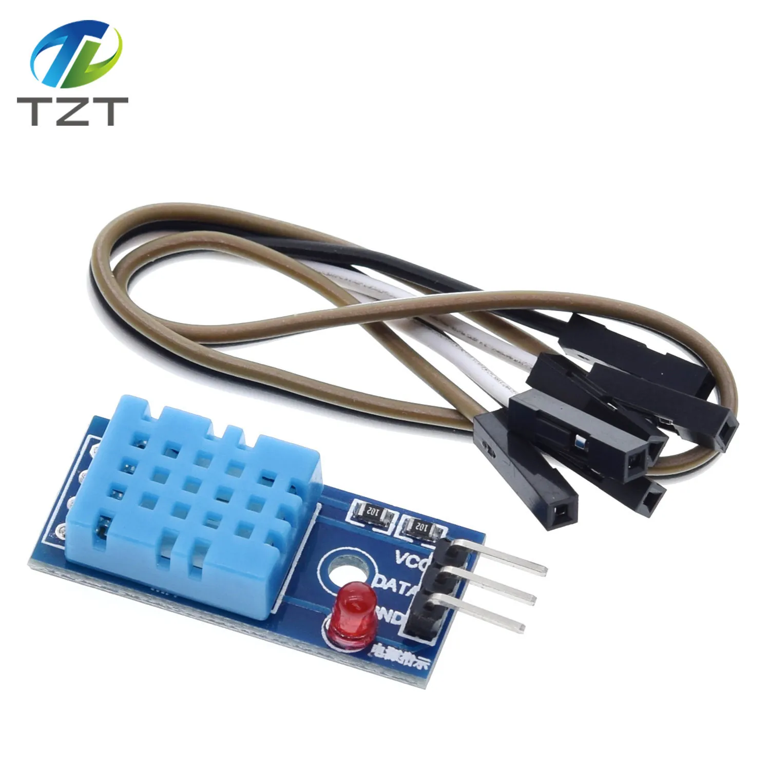 Датчик температуры и относительной влажности DHT11 модуль с кабелем для arduino Diy Kit