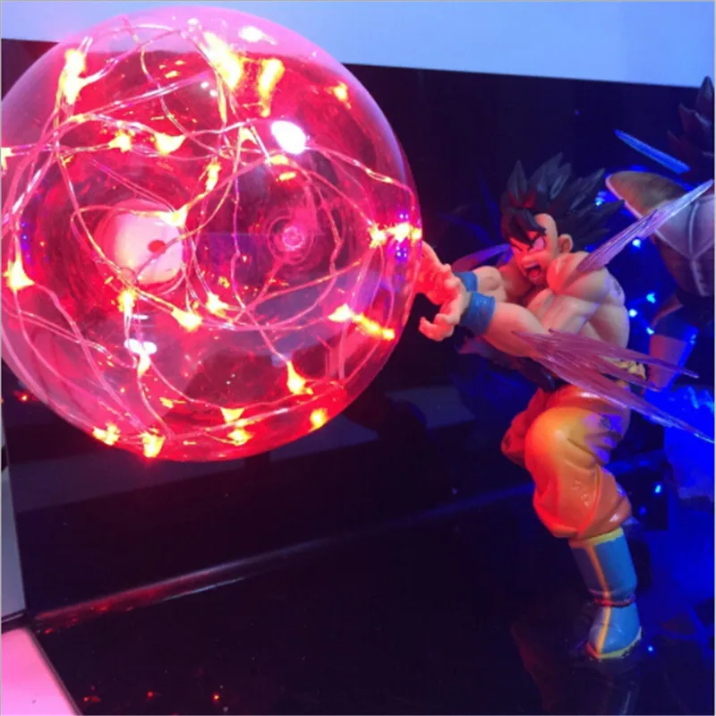 Leedome Dragon Ball Z Vegeta Son Goku Супер Saiyan светодиодная Ночная лампа аниме шар мощные бомбы