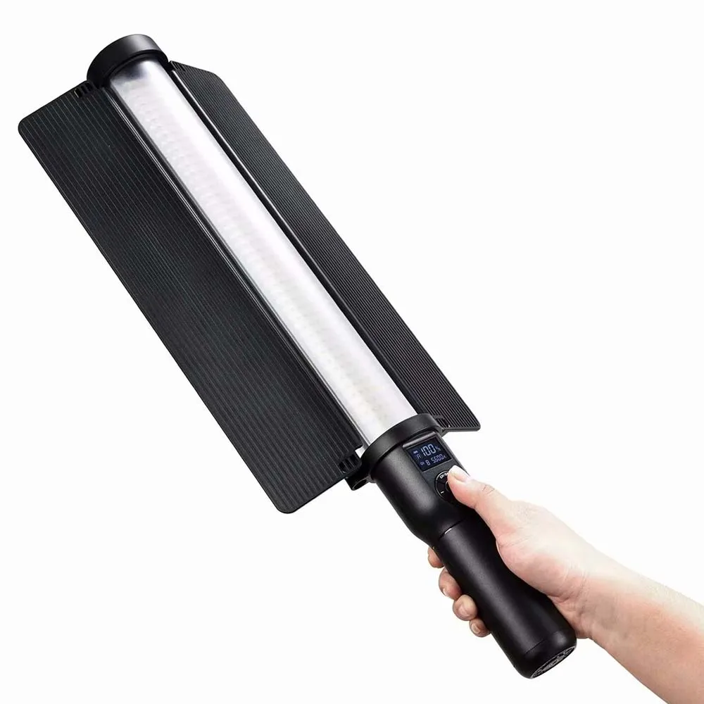 Godox LC500 Handle LED Light Stick 3300K-5600K Adjustable Built-in lithiunm Battery + Remote Control Lighting AC Power Charger |
