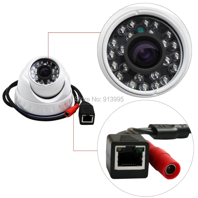 Ультра низкое освещение SONY IMX322 2MP FULL HD 1080P купольная Водонепроницаемая