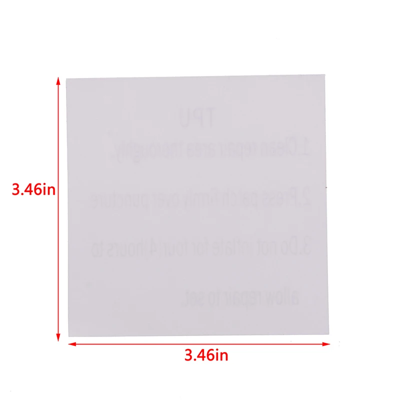 2 шт. водонепроницаемые клейкие патчи из ПВХ для ремонта палатки|Аксессуары