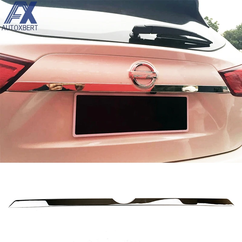 AX хромированная Задняя Крышка багажника накладка на ручку Nissan Rogue Sport Qashqai j11 2014 2019