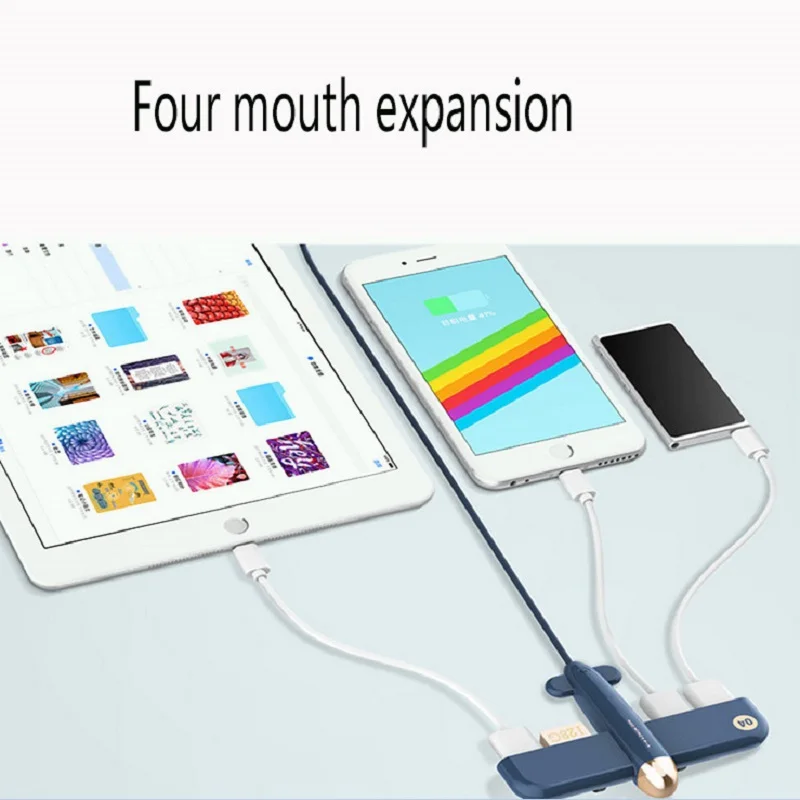 Креативный USB концентратор 2 0 переключатель 4 порта Высокоскоростной сплиттер