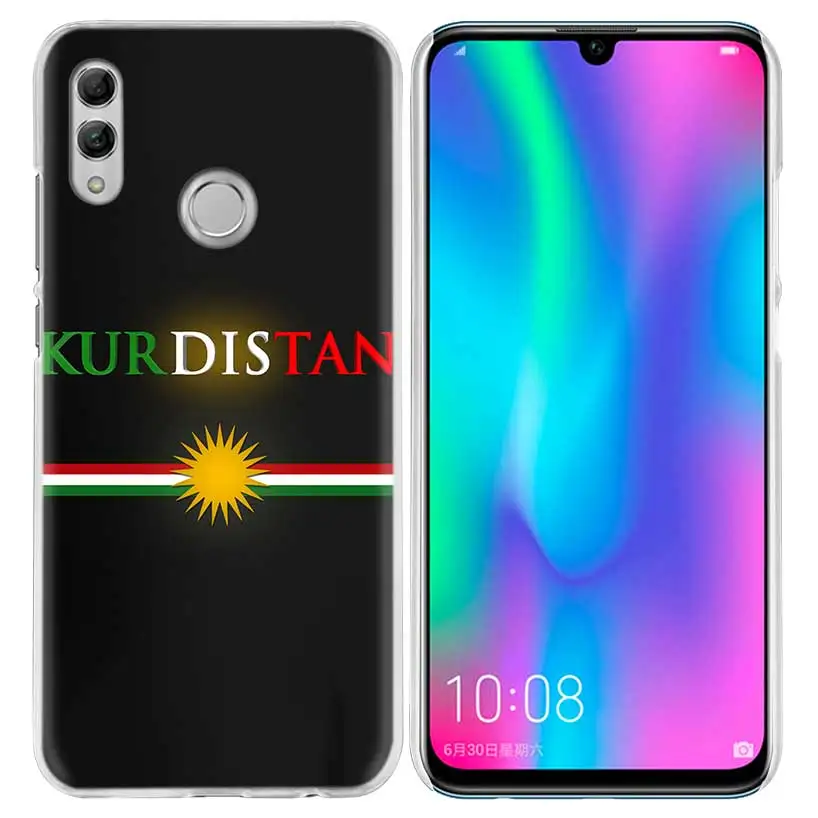 Курдистана чехол с флагом для huawei Honor 8X Y9 9 10 Lite Play 7C 8C 8S 8A фотоаппаратов моментальной печати 7S 7A Pro V20 20i Y6 Y7 Y5 жесткий чехол из ПК для телефона Coque