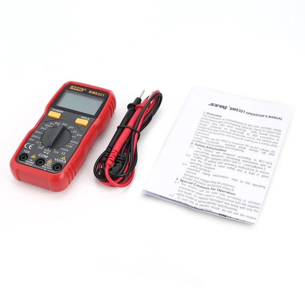 BM8321 Цифровой мультиметр транзистор USB тестер Mastech ms8268 esr метр uni Multimetr t Multimetre Peakmeter |