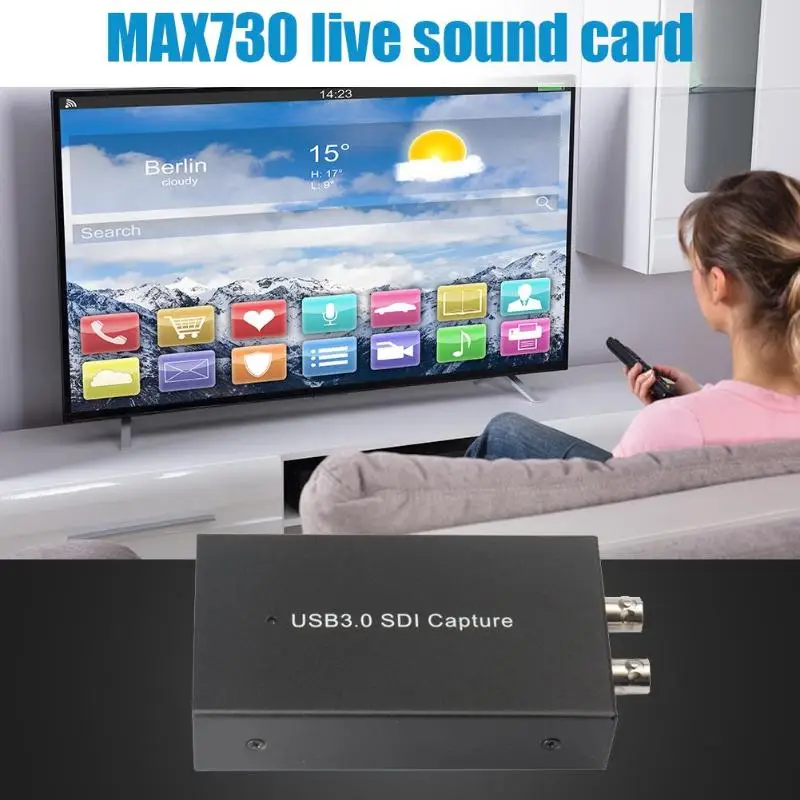 SDI видео Захват USB3.0 HD рекордер 1080 P 60FPS устройство захвата игры|Карты видео- и