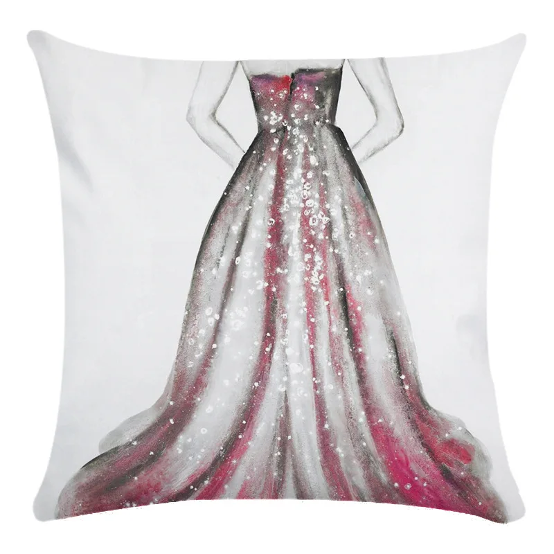 Наволочка для подушки макияжа девочек наволочка домашнего декора декоративная