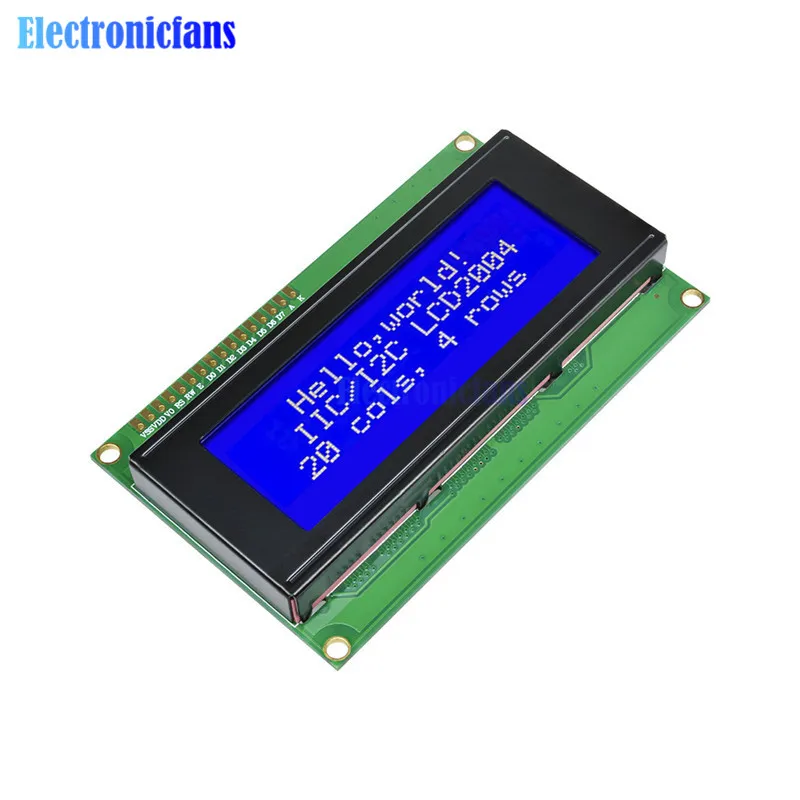 Новинка 2004 204 20X4 символьный ЖК дисплей модуль синий черный свет|lcd display module|display