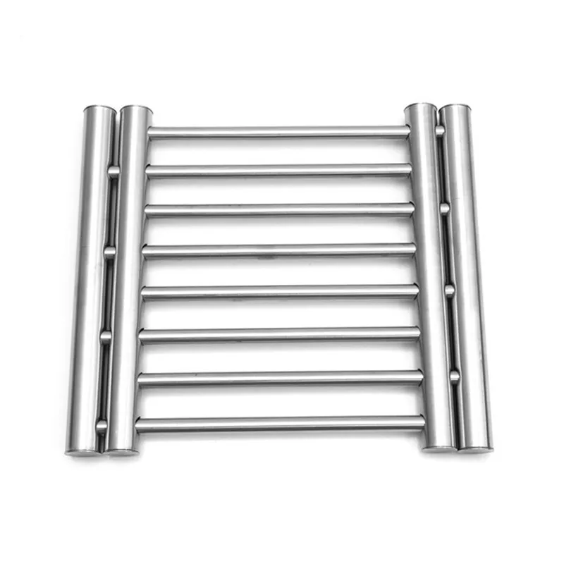 Stainless Steel Heat Insulated Mat Pot Dish Cushion Free to Stretch and Shorten Size Changeable Cookware Parts MA896429 | Дом и сад