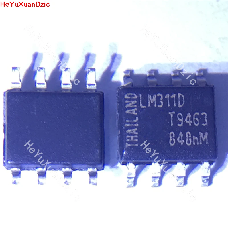 10 шт./лот LM311D LM311 311 SOP 8 одноканальный компаратор низкого напряжения новая