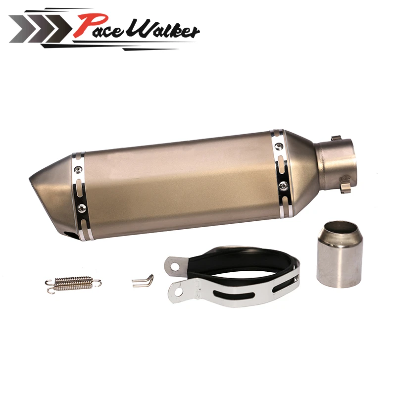 Выхлопная труба для мотоцикла 51 мм gy6 CB400 CBR600 CBR1000 YZF R1 E6 GSXR600 GSXR750|muffler supplies|muffler
