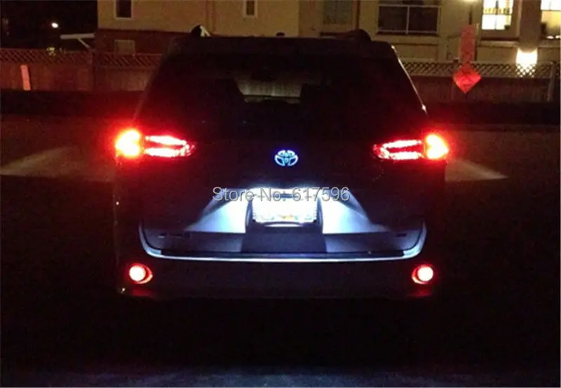 2 шт. светодиодный бампер отражатель задний противотуманный фонарь стоп сигнал